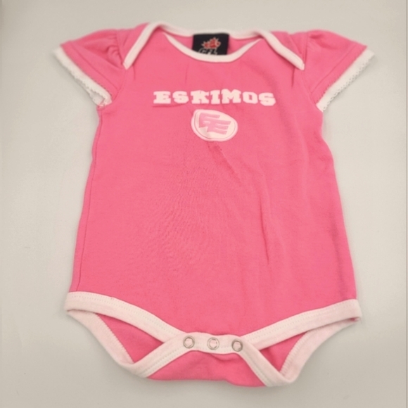 Reebok CFL Eskimos pink onesie - Picture 1 of 2